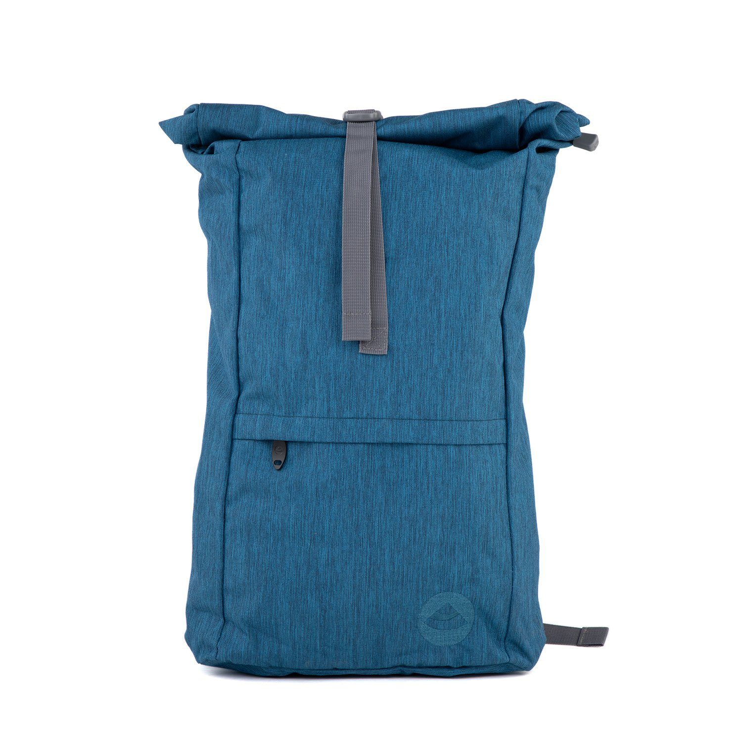 bodhi Yogatasche Urban Yogi Rolltop Rucksack, dunkelblau meliert