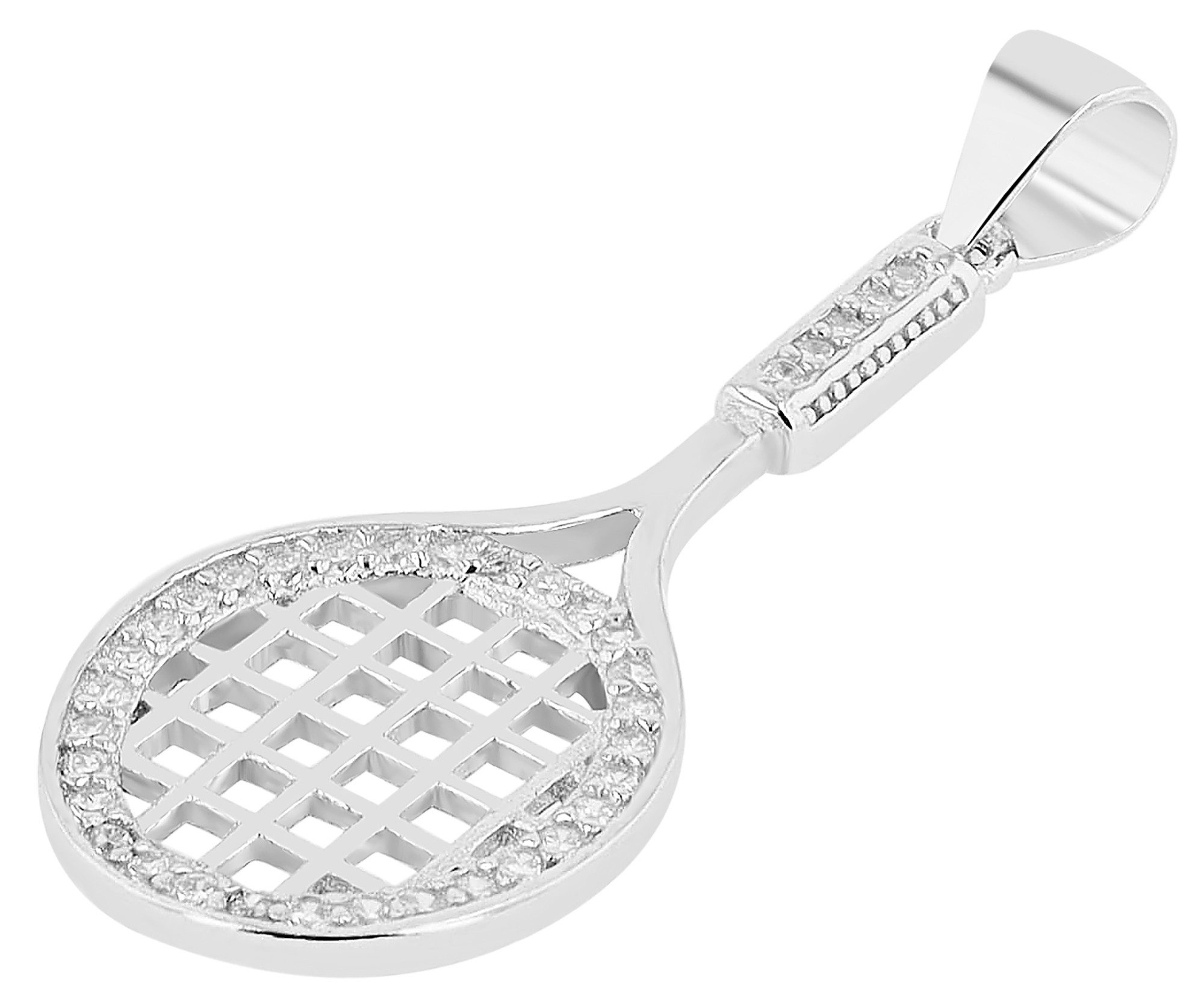 Kettenanhänger Anhänger aus 925 Silber mit Zirkonia