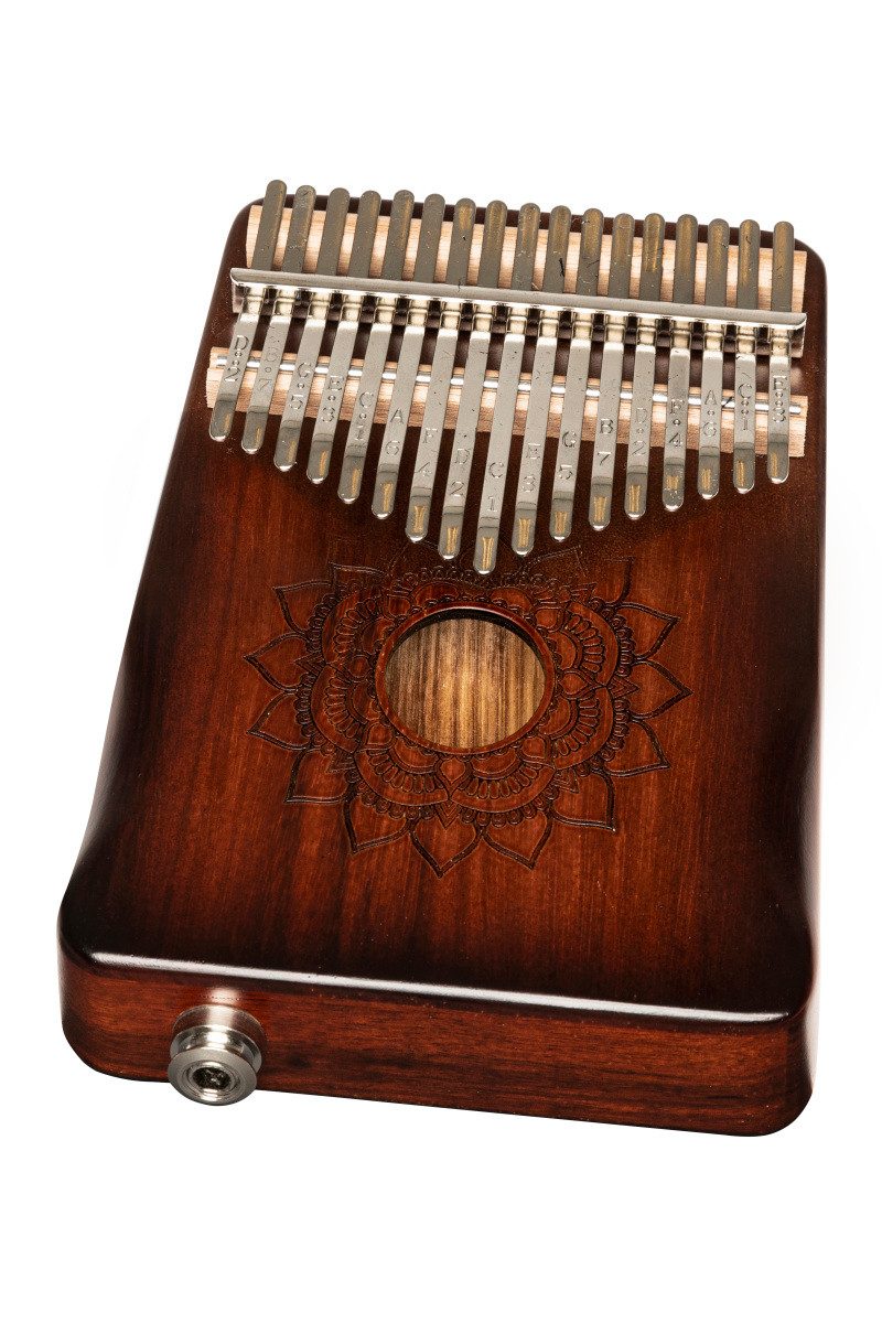 Glocke Professionelle Eletro-Akustische Kalimba mit 17 Zungen
