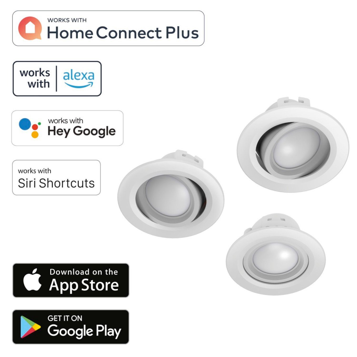 Hama LED Einbaustrahler 3x WiFi LED günstig online kaufen