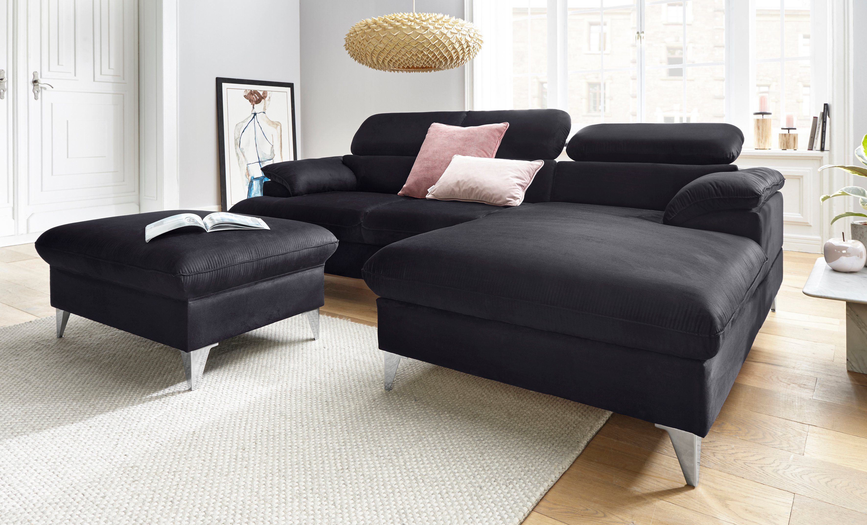 COTTA Polstergarnitur Caluso L-Form, (2-tlg), Set günstig online kaufen