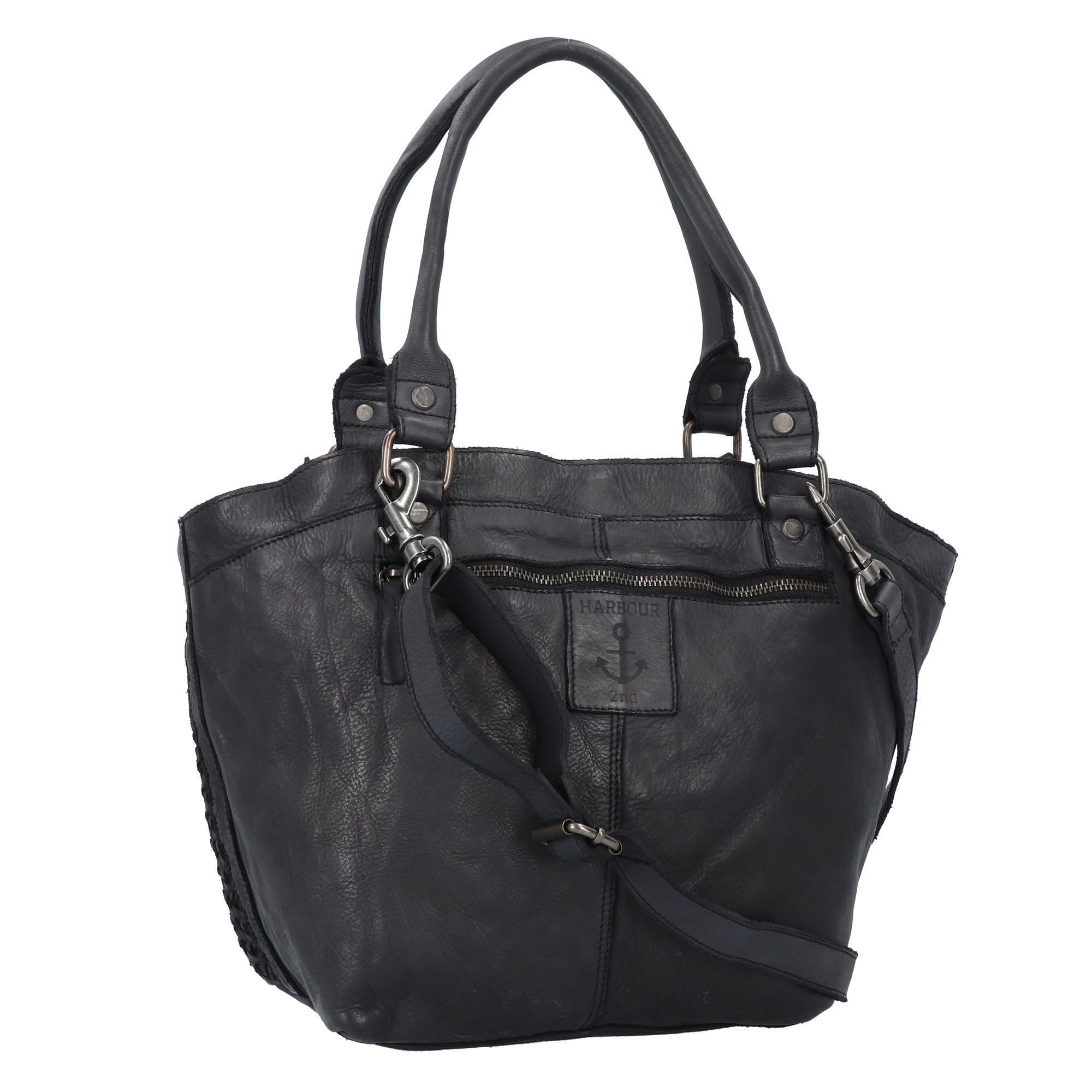 HARBOUR 2nd Schultertasche Soft Weaving, Leder günstig online kaufen