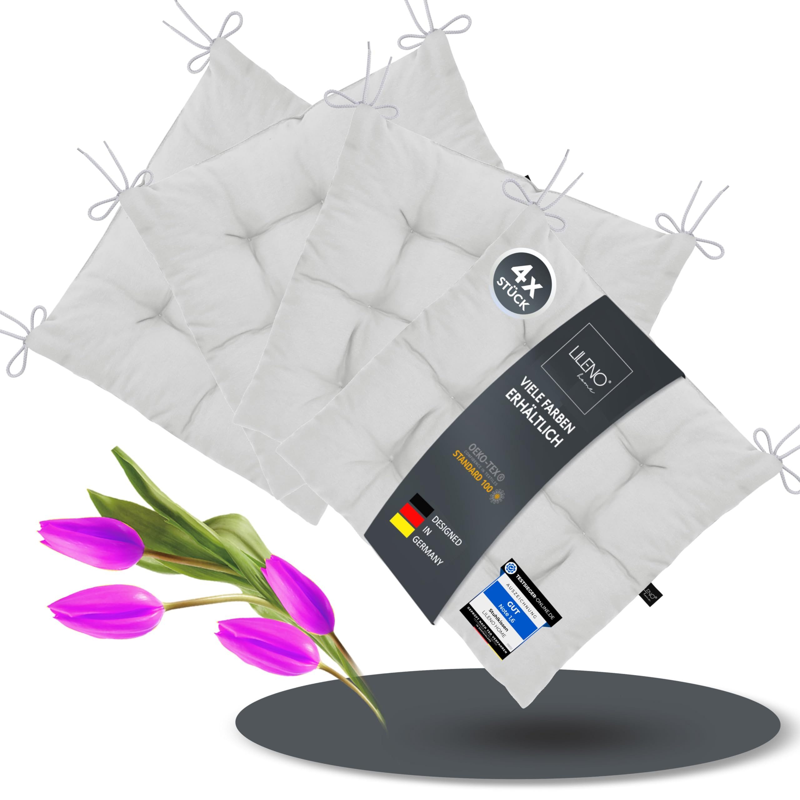 LILENO HOME Stuhlkissen Sitzkissen für Gartenstuhl, günstig online kaufen
