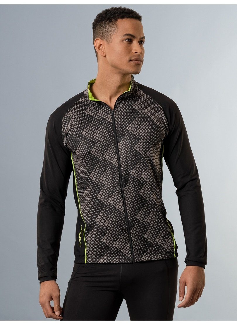 Material Trigema TRIGEMA Fahrradjacke aus atmungsaktivem Trainingsjacke