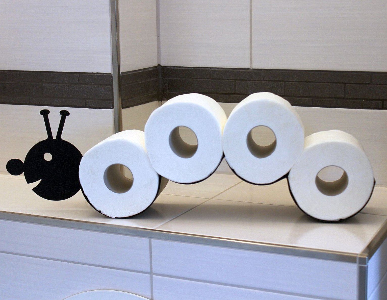 DanDiBo Toilettenpapierhalter Raupe WC Ersatzrollenhalter Wandmontage günstig online kaufen