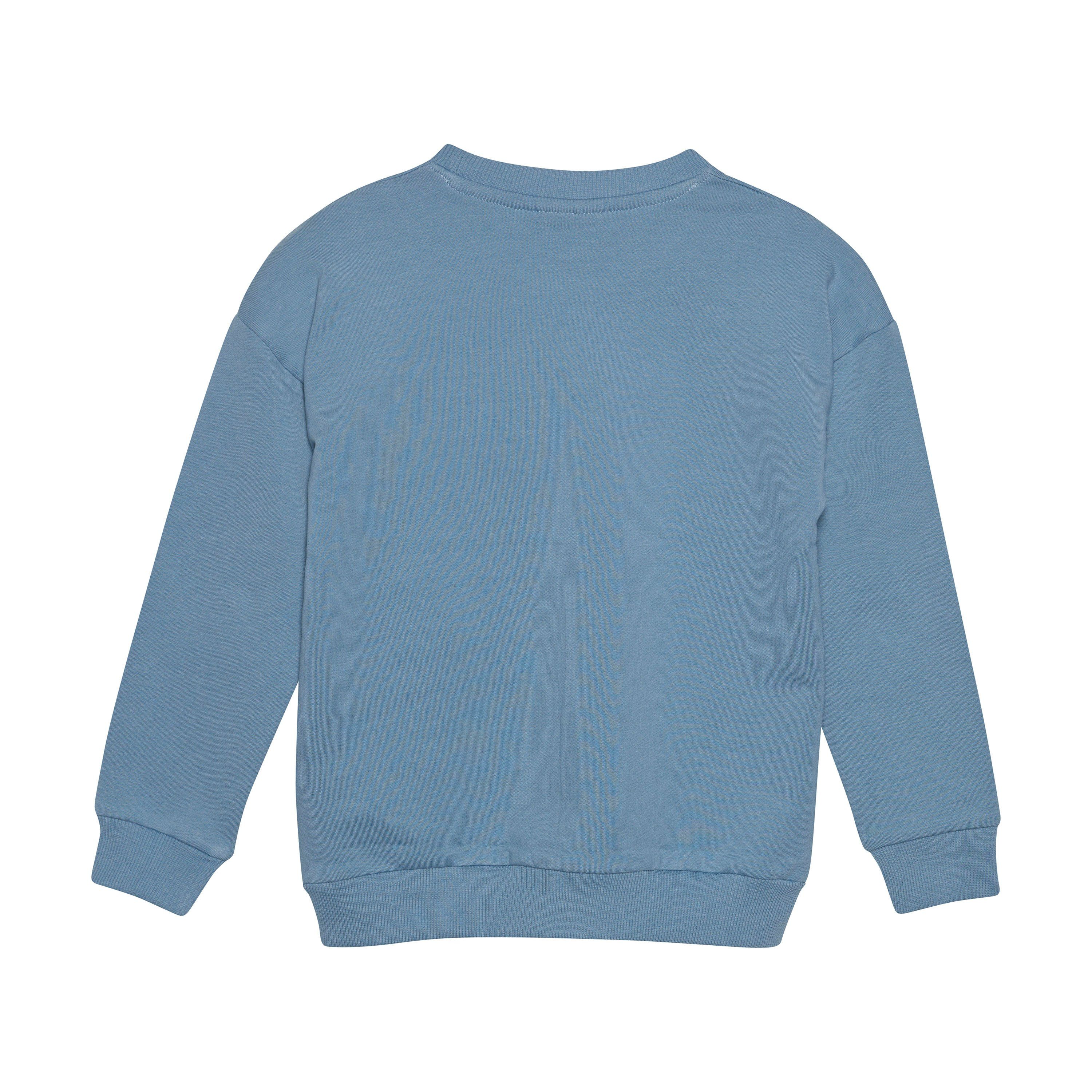 EN FANT Rundhalspullover ENSweatshirt LS Basic (7548) Windward Sweater Blue - 230395