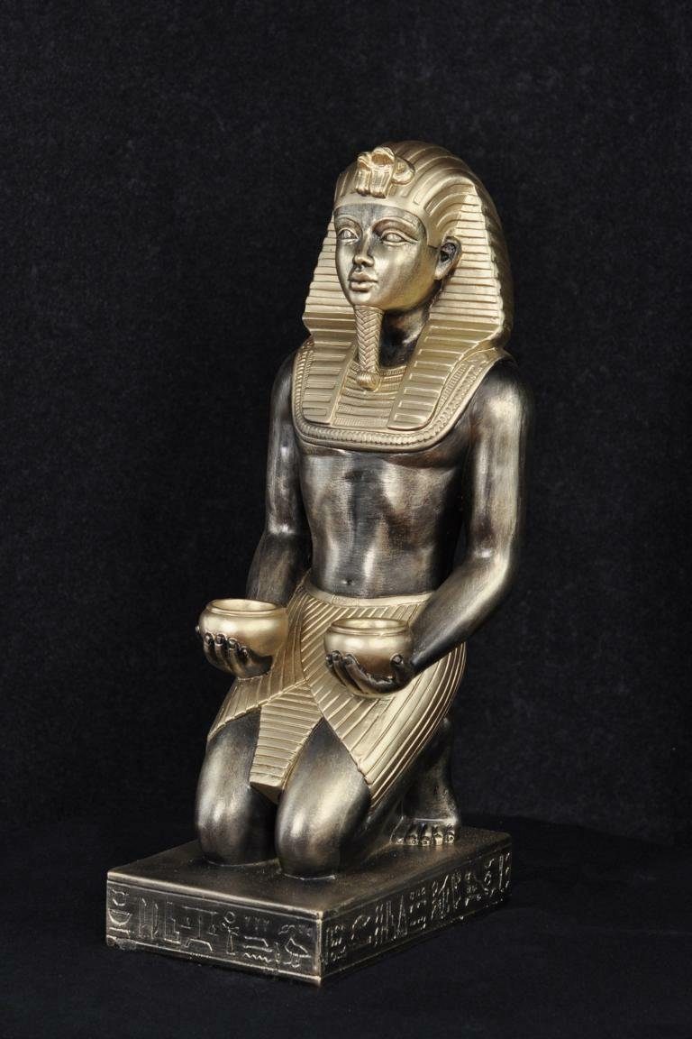 JVmoebel Skulptur Design Ägypten Pharao Skulptur Tutanchamun Figur Figuren, Made in Europa