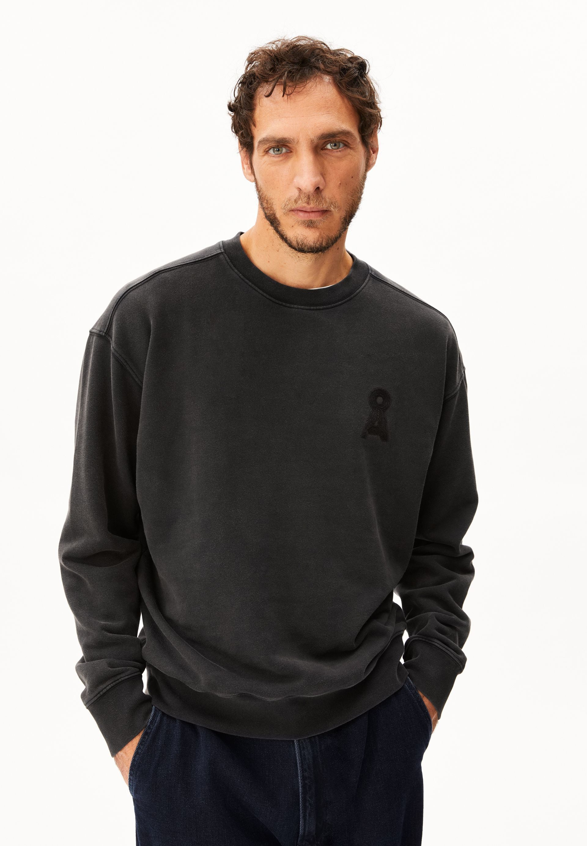 Armedangels Sweatshirt ICONIC Å GMT DYE Pullover aus Bio-Baumwolle Relaxed Fit