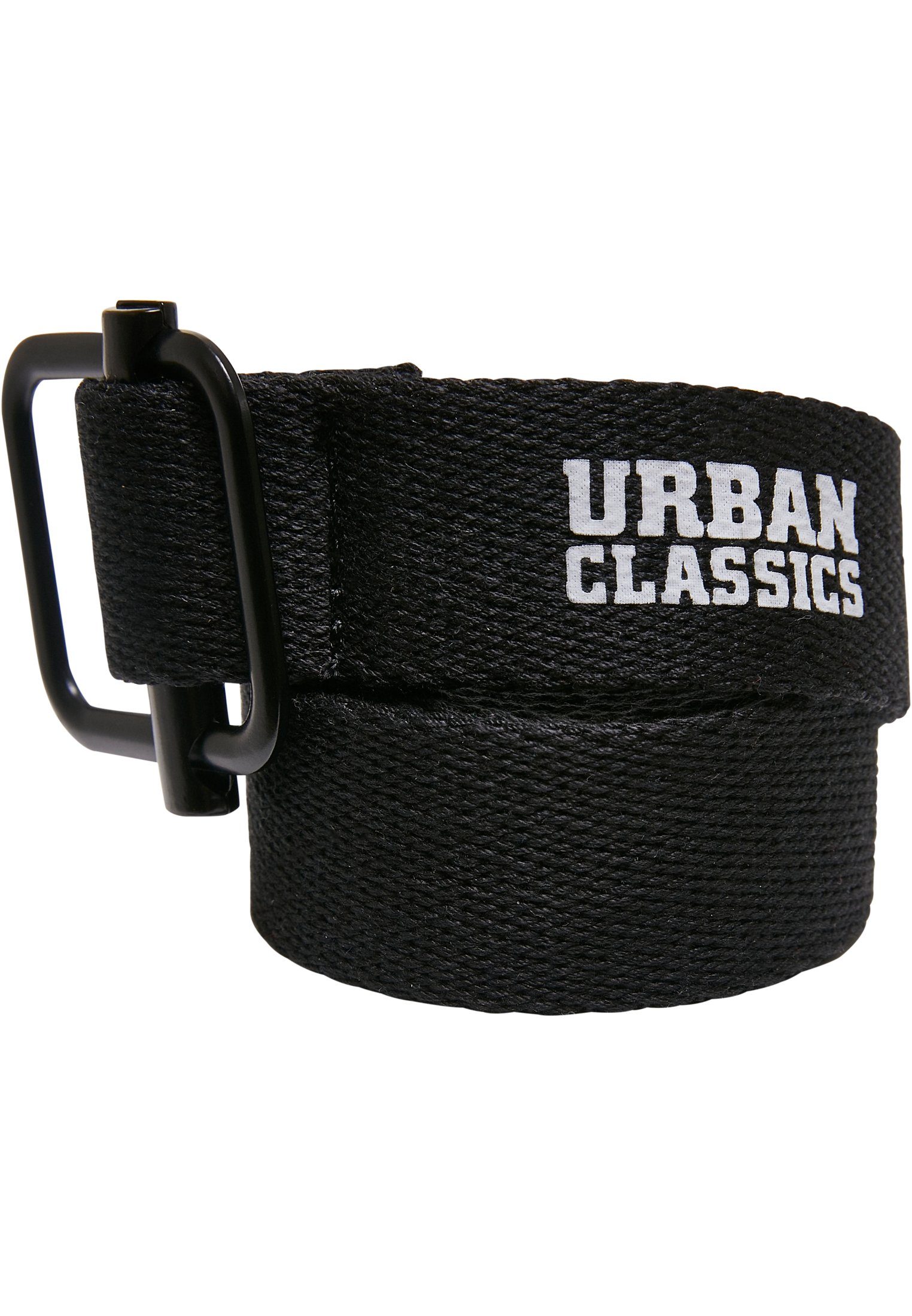URBAN CLASSICS Industrial Accessoires 2-Pack Kids Belt black-green Canvas Hüftgürtel