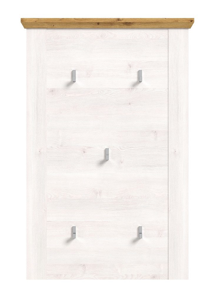 xonox.home Garderobenpaneel Garderobenpaneel Wandgarderobe Verona, Lärche Sibiu / Eiche, Flurgarderobe