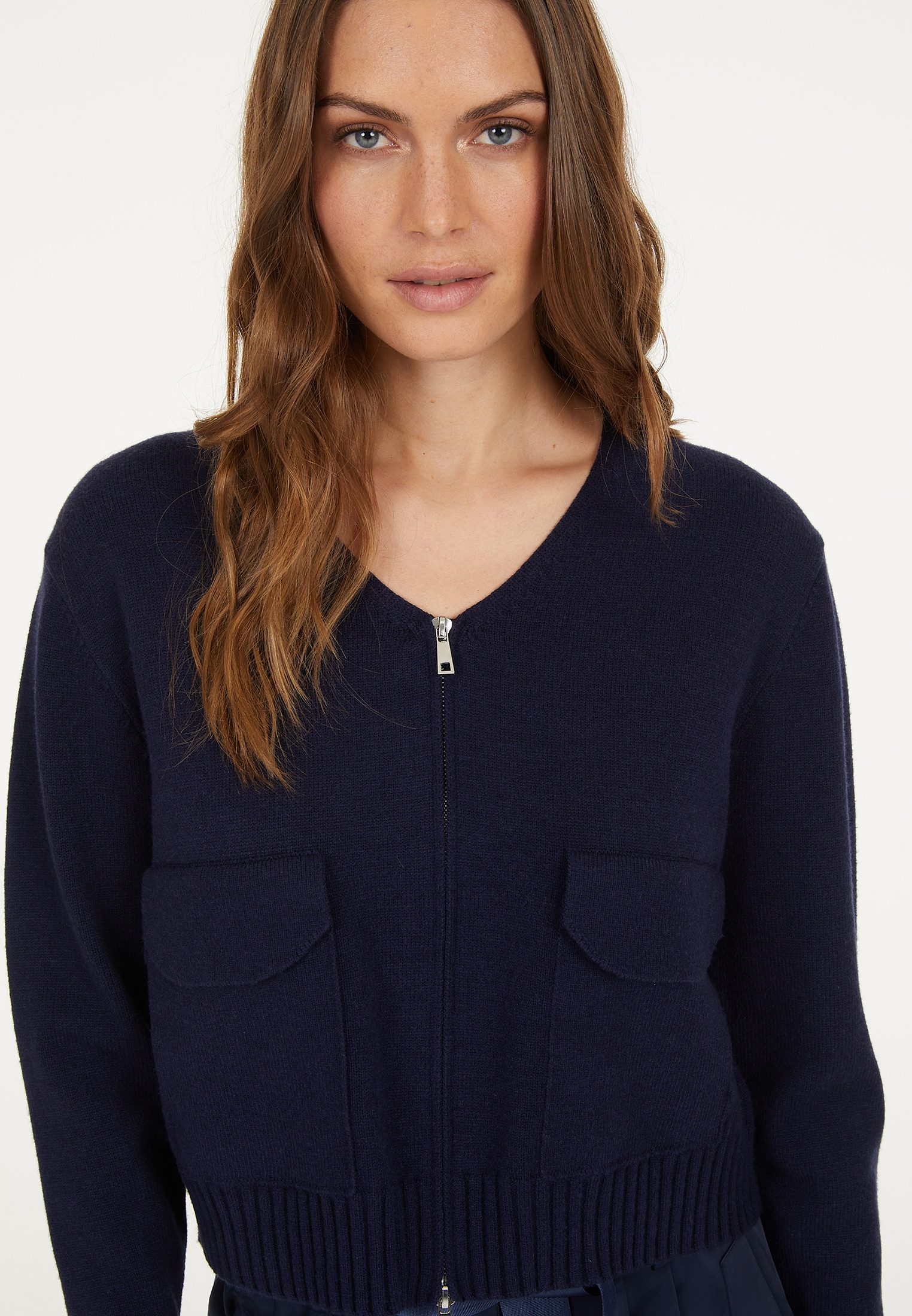MARC AUREL Strickjacke mit Reißverschluß