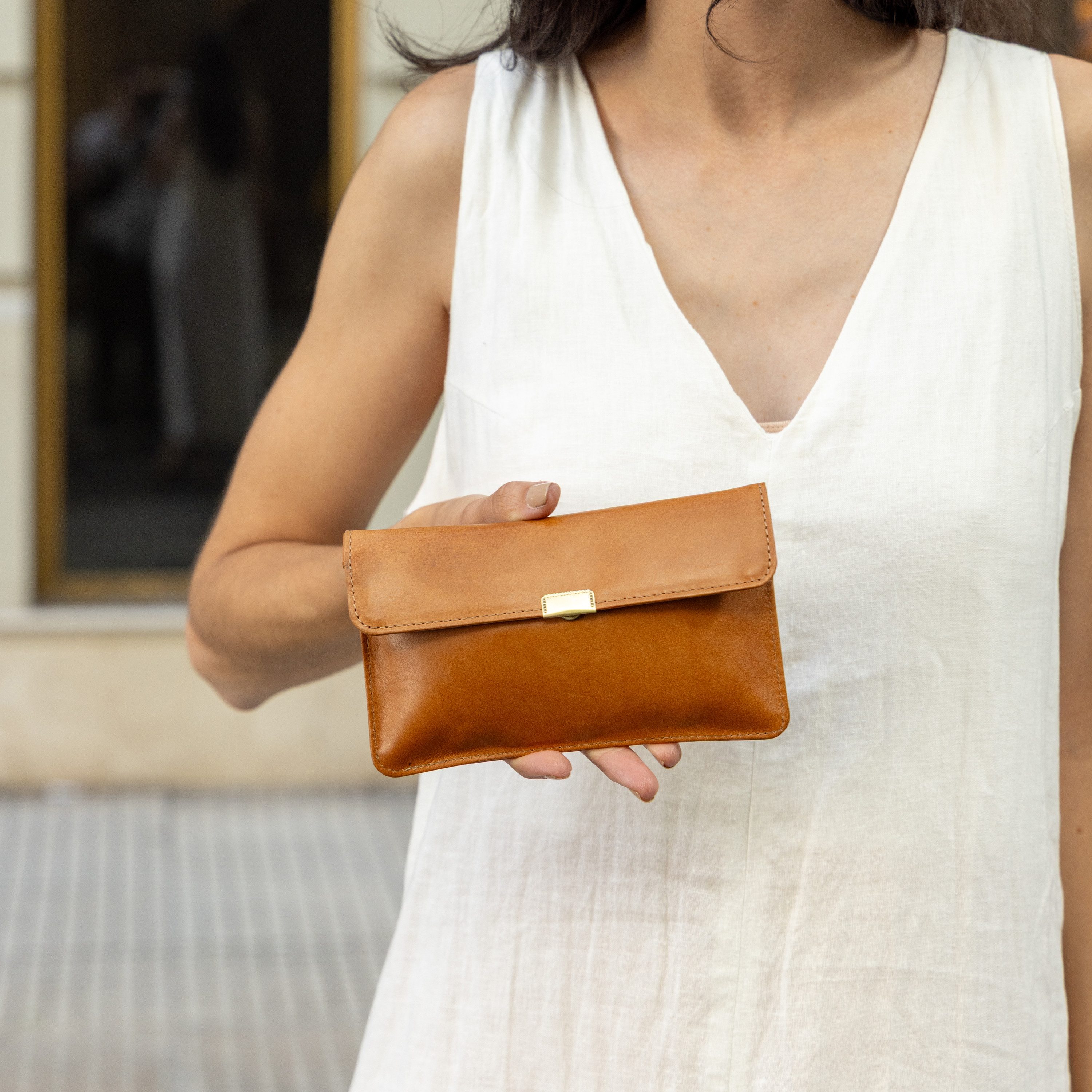 Gusti Leder Geldbörse Gusti Leder Portemonnaie Rani (Querformat, 1-tlg., Querformat)