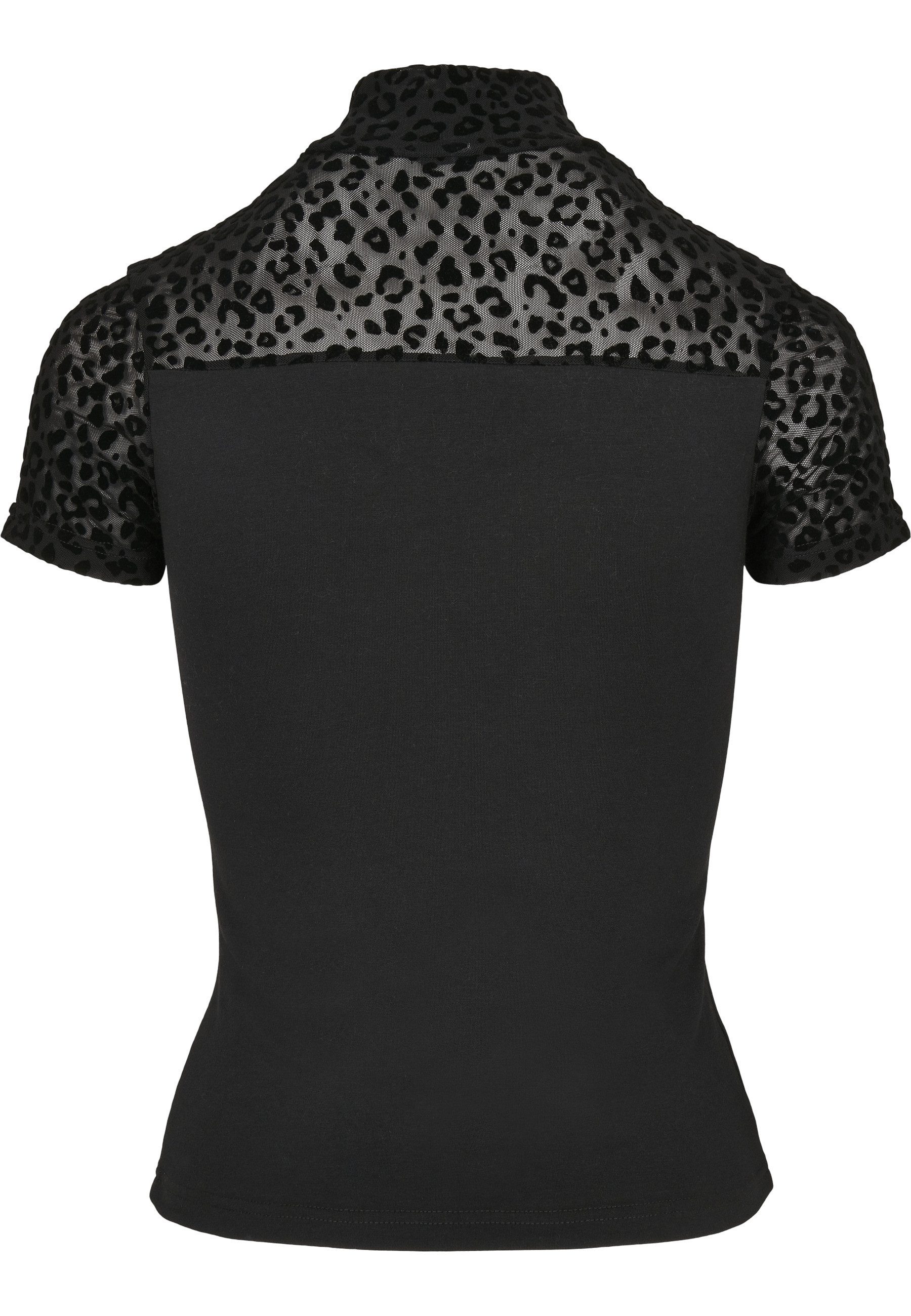 URBAN CLASSICS T-Shirt Urban Classics Damen Ladies Flock Lace Turtleneck Te günstig online kaufen