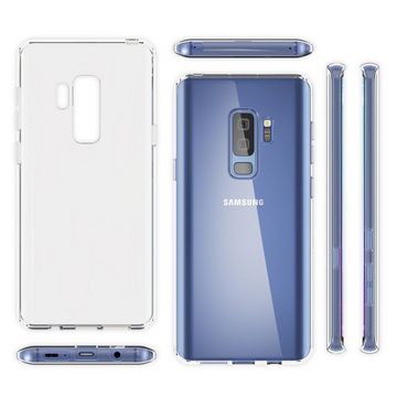 Nalia Smartphone-Hülle Samsung Galaxy S9 Plus, Klare Silikon Hülle / Extrem Transparent / Vergilbungsfrei / Stoßfest / Kratzfest / Durchsichtige Dünne Schutzhülle / Clear Phone Case / Soft Cover / Anti-Gelb / Flexibel / Handy-Schale Etui Bumper Phone Backcover Handycase Handycover