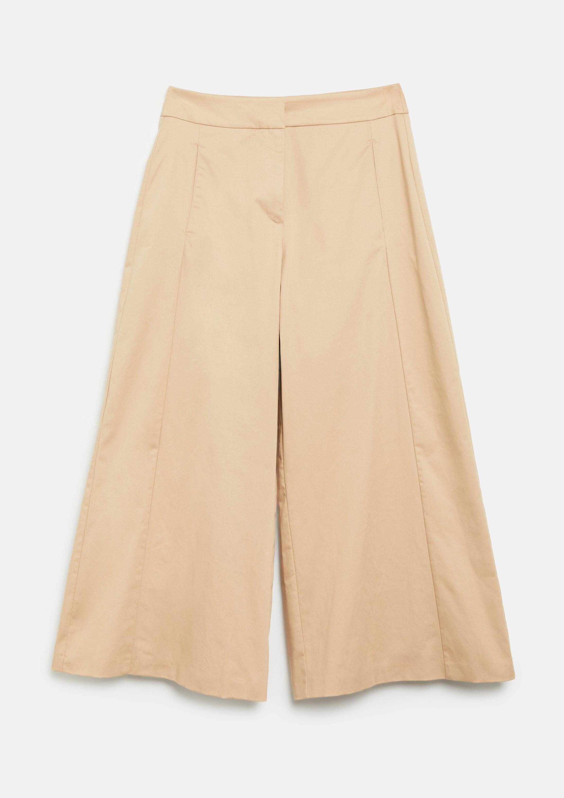 comma Culotte Hose Culotte mit Extra Wide Leg