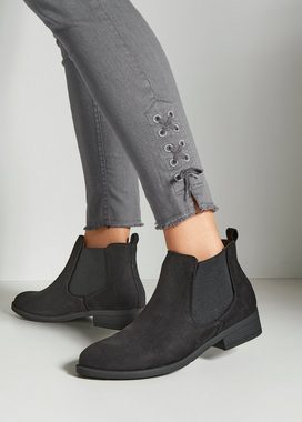 LASCANA Chelseaboots bequem zum Reinschlüpfen, Stiefelette, Ankle Boots VEGAN