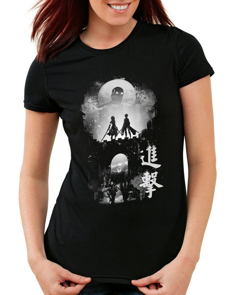 style3 T-Shirt Colossal Encounter attack on titan anime japan manga aot cosplay