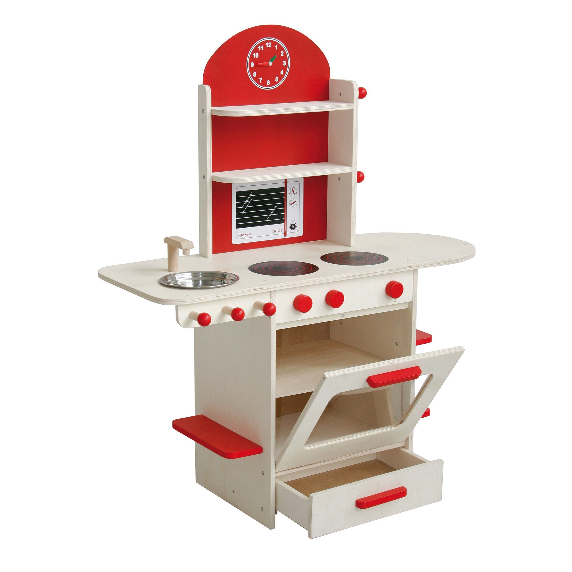 roba® Spielküche Spiel-/ Holzküche Schichtholz, Massivholz, günstig online kaufen