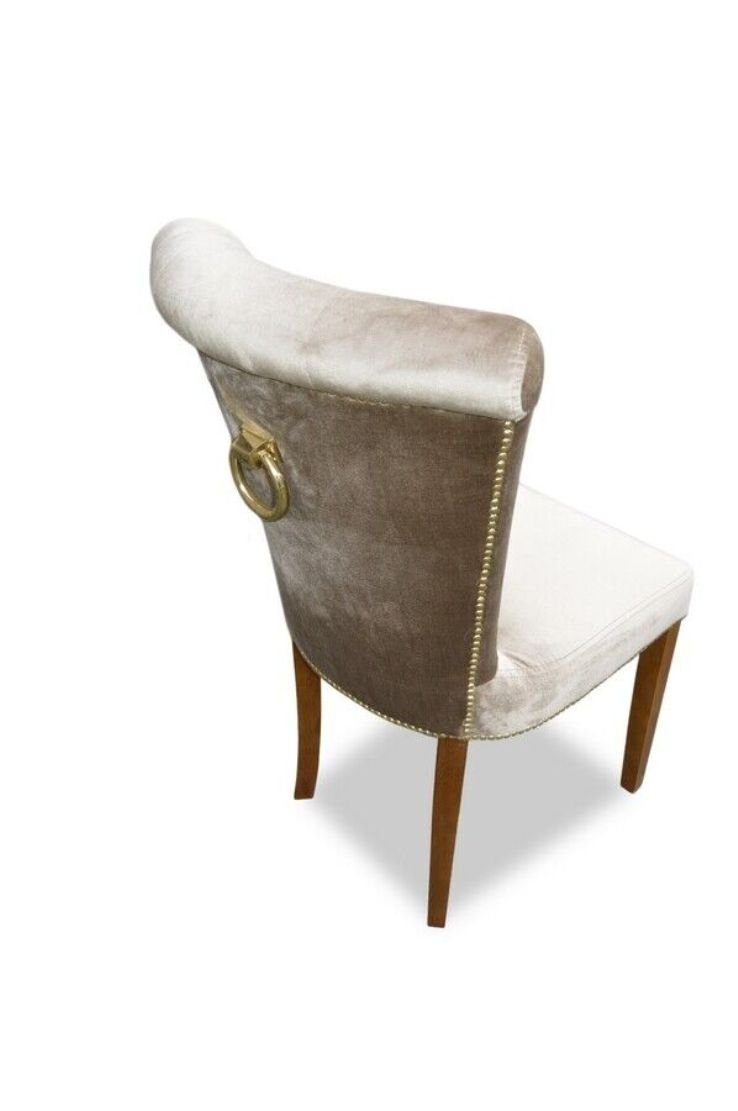 Stuhl, Polster Gastronomie Chesterfield Stühle designer Stuhl Beige Sitz !! JVmoebel Sessel Hotel club