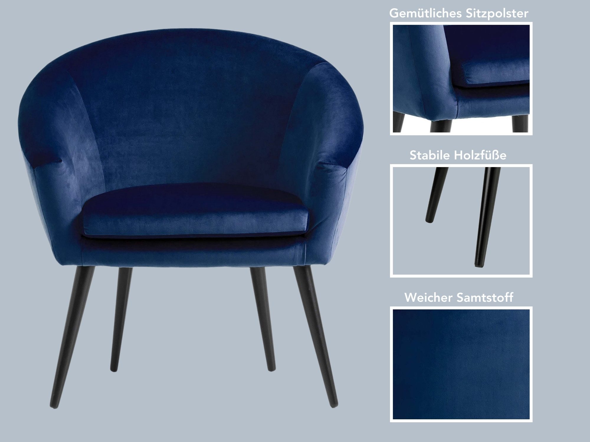 XDREAM Loungesessel Lutz, Relaxsessel, Cocktailsessel, Polstersessel, günstig online kaufen