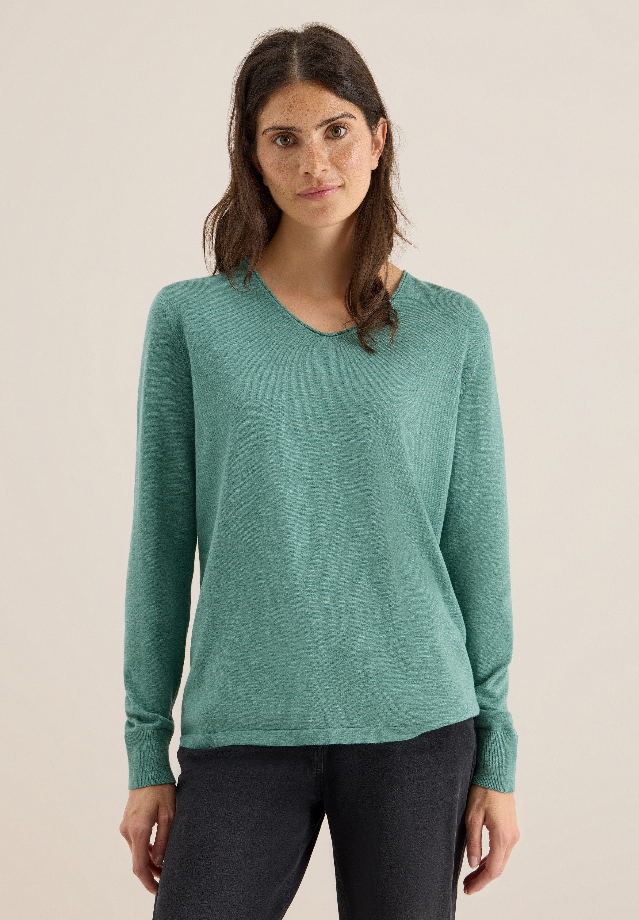 CECIL Strickpullover im soften Baumwoll-Mix günstig online kaufen