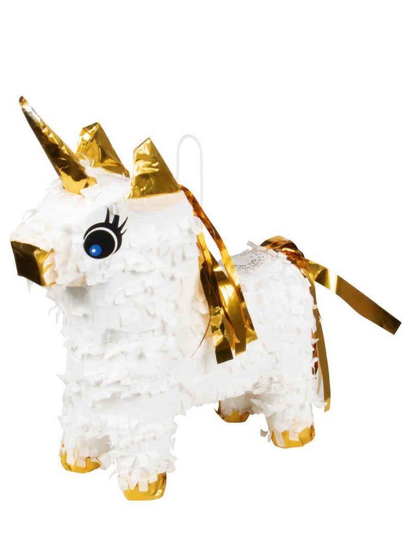 Boland Pinata Einhorn Mini Piñata, Feiern mit fabelhaften Wesen: fantastische Deko für Geburtstage und M
