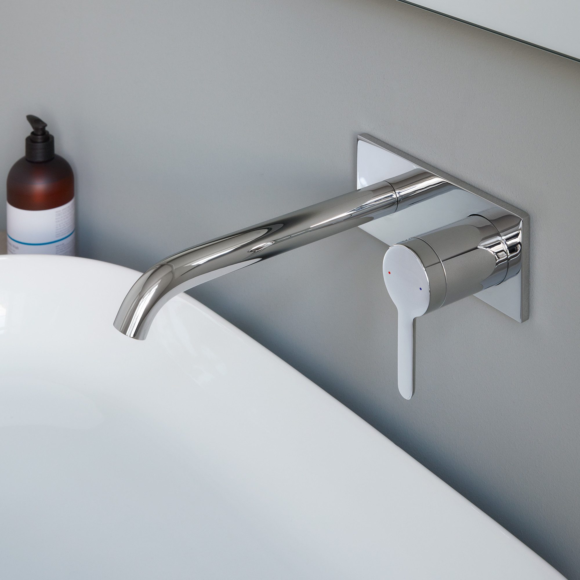 Duravit Unterputzarmatur C.1 UP 174mm Chrom Waschtischarmatur Wandmontage 174mm Chrom