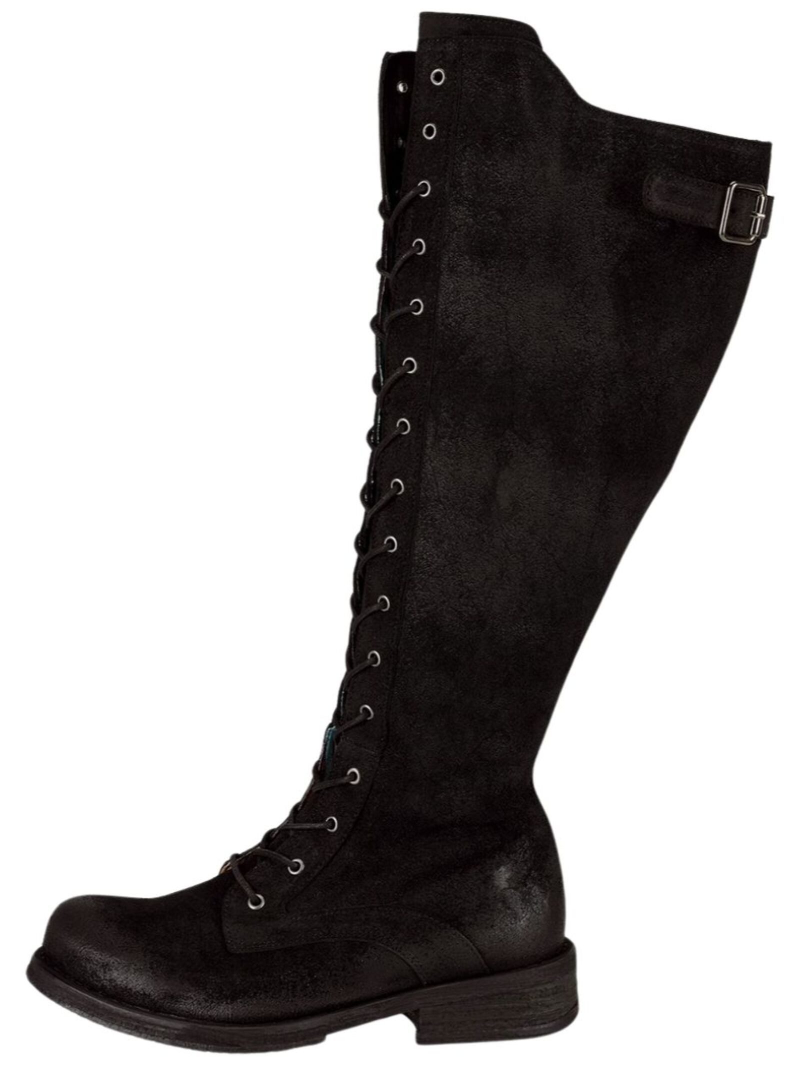 Felmini Wide Fit Stiefel Leder . Schnürstiefel günstig online kaufen