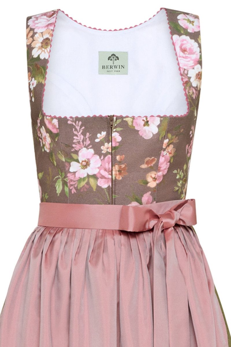 Berwin & Wolff Dirndl Dirndl lang 2tlg. - PAULINA - taupe