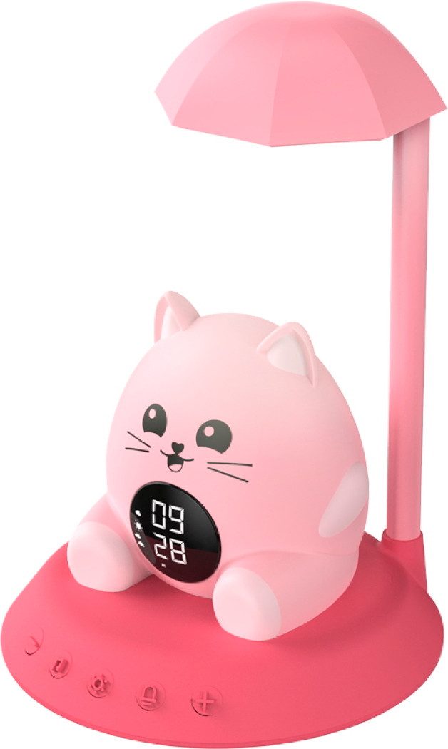 BigBen Kinderwecker Kids Wecker mit Nachtlicht Cat SL Katze Hi Buddies! Timer AU389937