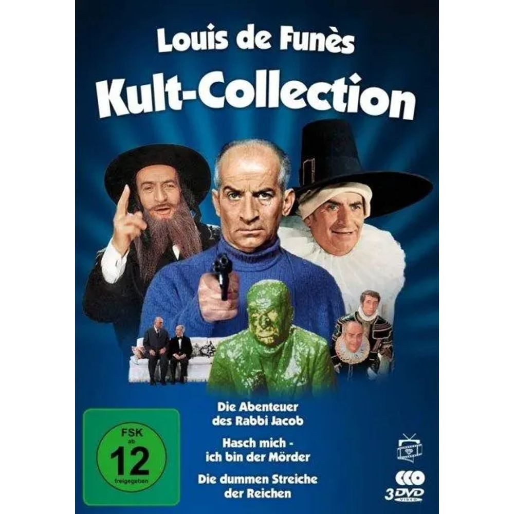 Fernsehjuwelen DVD Louis de Funès - Kult-Collection (3 legendäre Kultfilme) (3 DVDs)