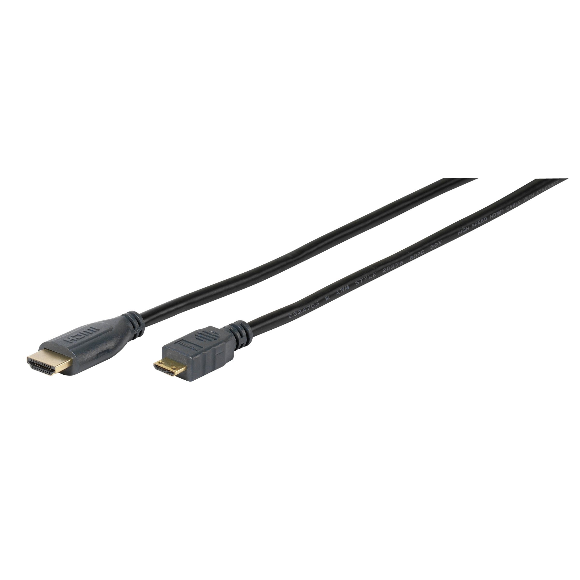 Vivanco Audio- & Video-Kabel, miniHDMI Kabel, miniHDMI Kabel (1.5 cm)