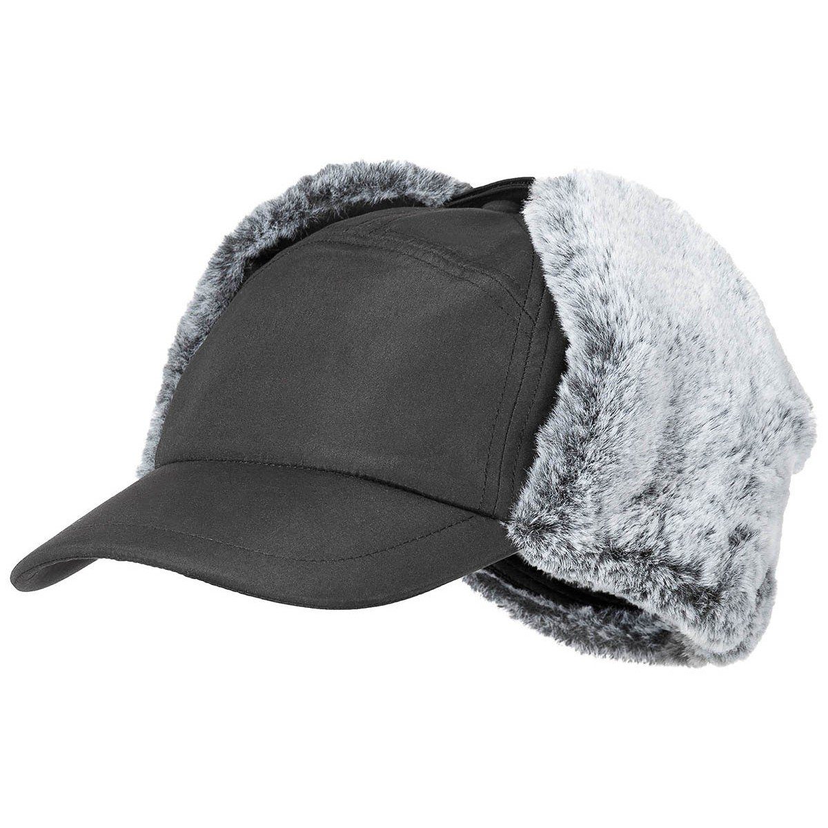 FoxOutdoor Ohrenmütze Winter Cap, "Trapper", schwarz günstig online kaufen