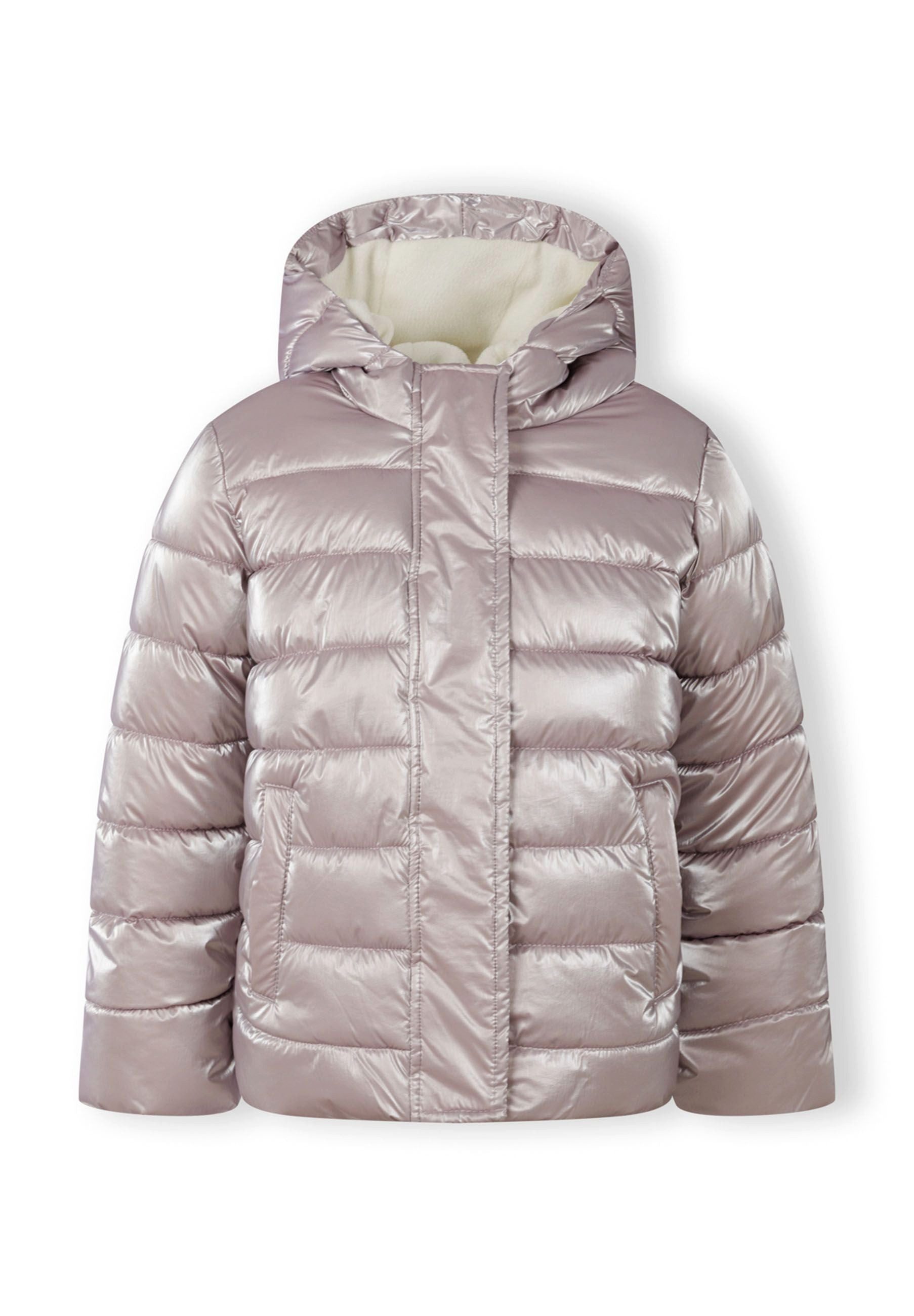 MINOTI Winterjacke für Mädchen mit Kapuze Druckknopfleiste