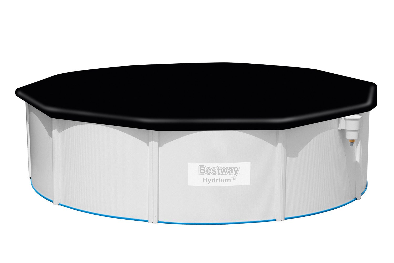 Tourenkajak Ø 493 cm, (Packung, 1-St), schwarz, rund