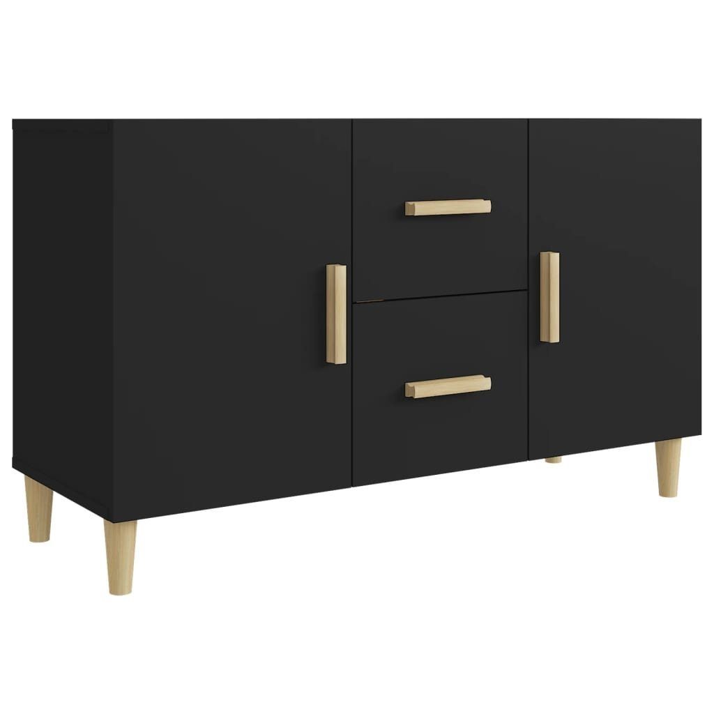 furnicato Sideboard Schwarz 100x36x60 cm Holzwerkstoff günstig online kaufen