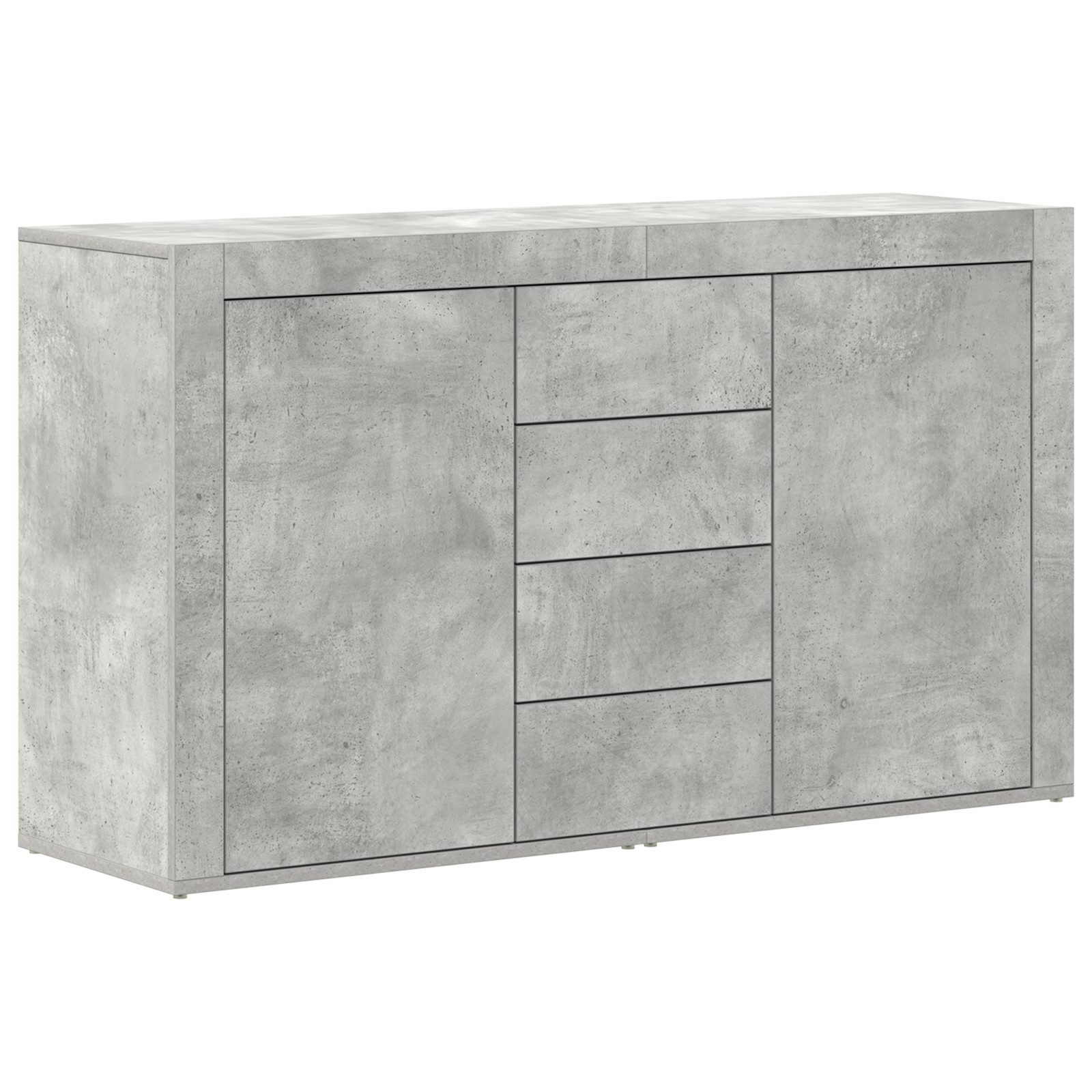 vidaXL Sideboard Sideboard Grau-Beton Holzwerkstoff 120 günstig online kaufen