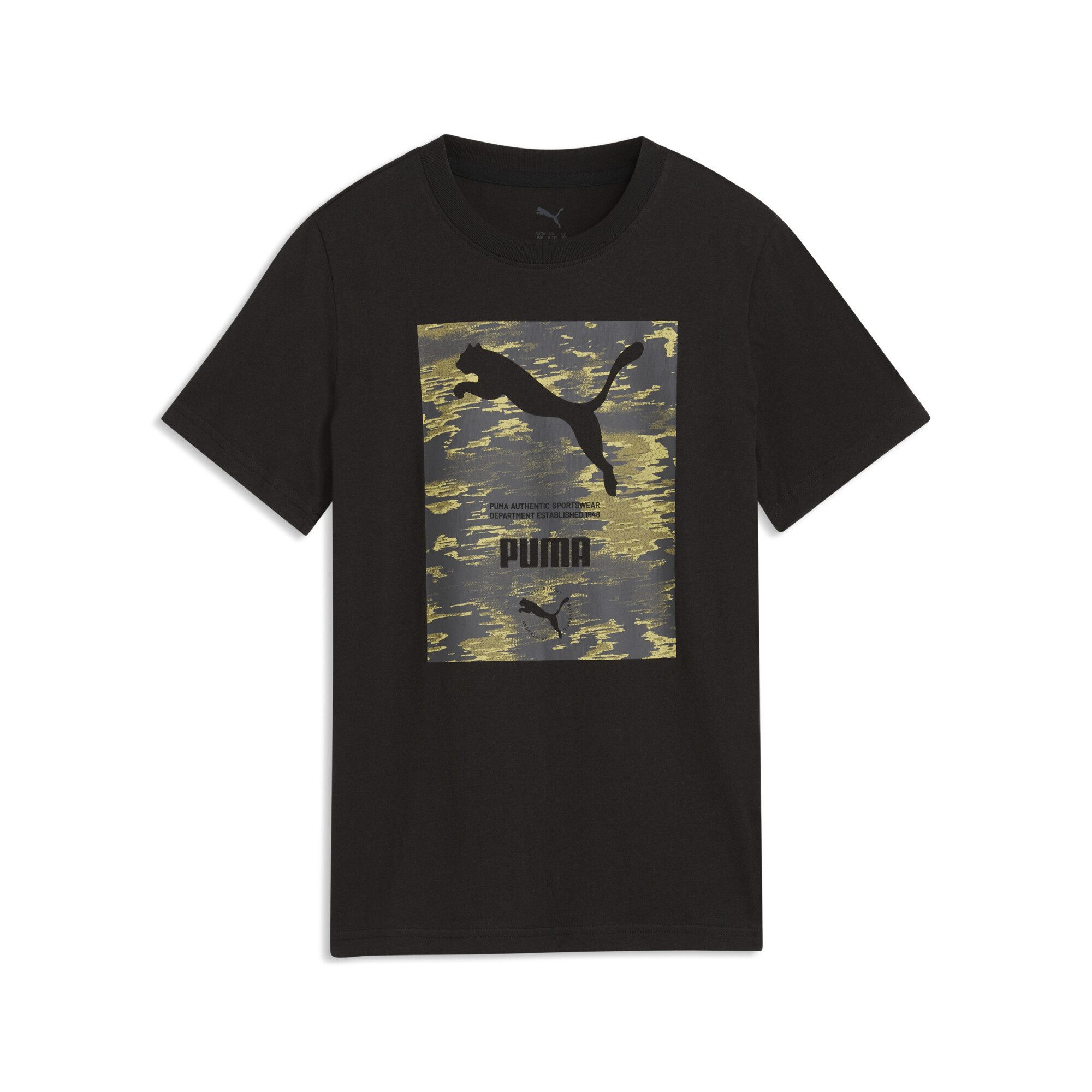 PUMA T-Shirt PUMA Sport Camo Graphic T-Shirt Jungen