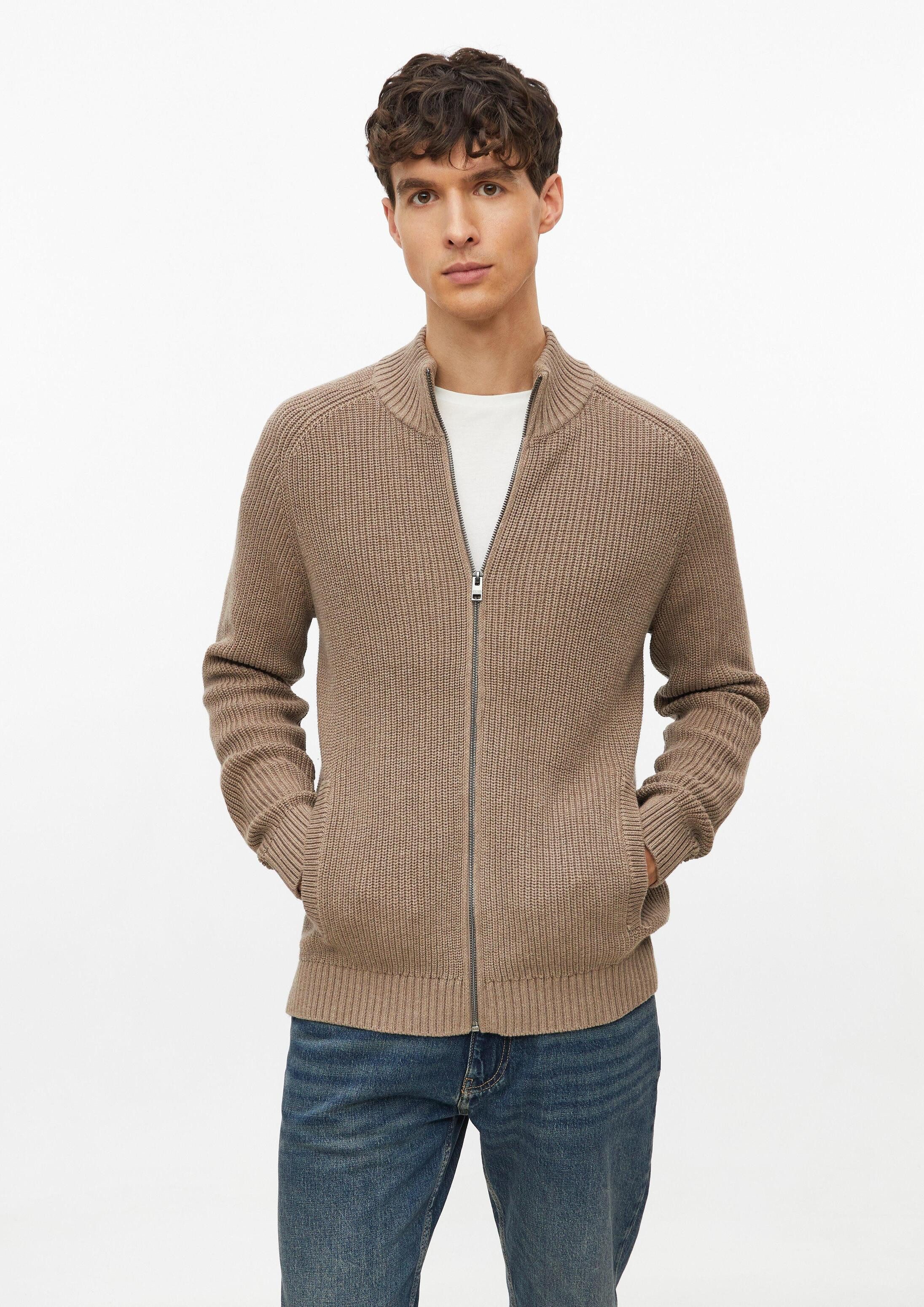 s.Oliver T-Shirt Strickjacke Strukturierte Strickjacke aus 100% Baumwolle