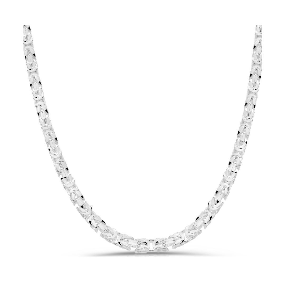 Trauringe123 Königskette Königskette 925 Sterling Silber 6 mm Königs Kette günstig online kaufen