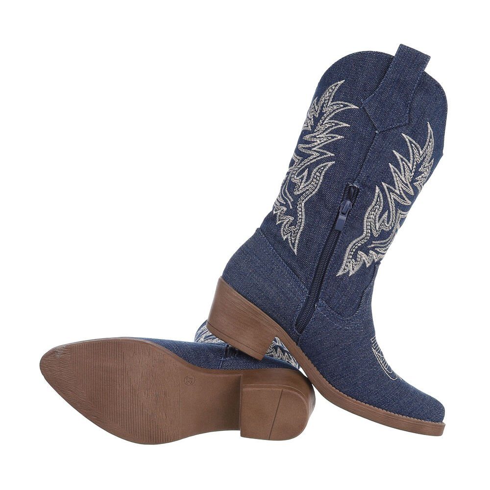 Ital-Design Damen Cowboyboots Western Westernstiefel (84463151) günstig online kaufen