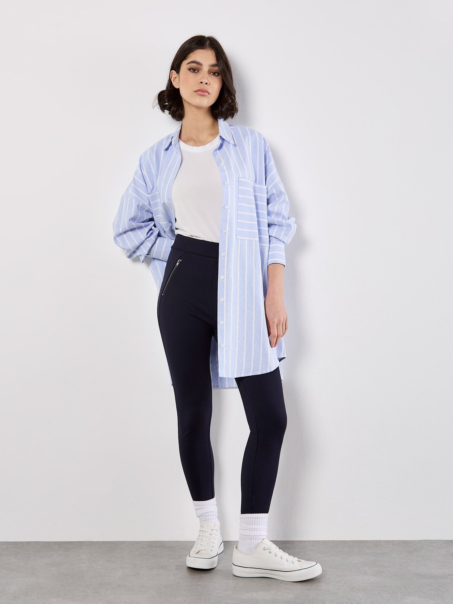 Apricot Leggings Leggins mit Reißverschluss-Taschen