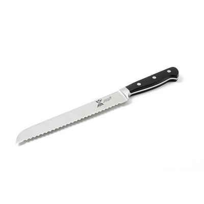 KLAUS GRILLT Damastmesser »Brotmesser 20cm Klinge - 33cm Gesamtlänge - Sägeklinge«
