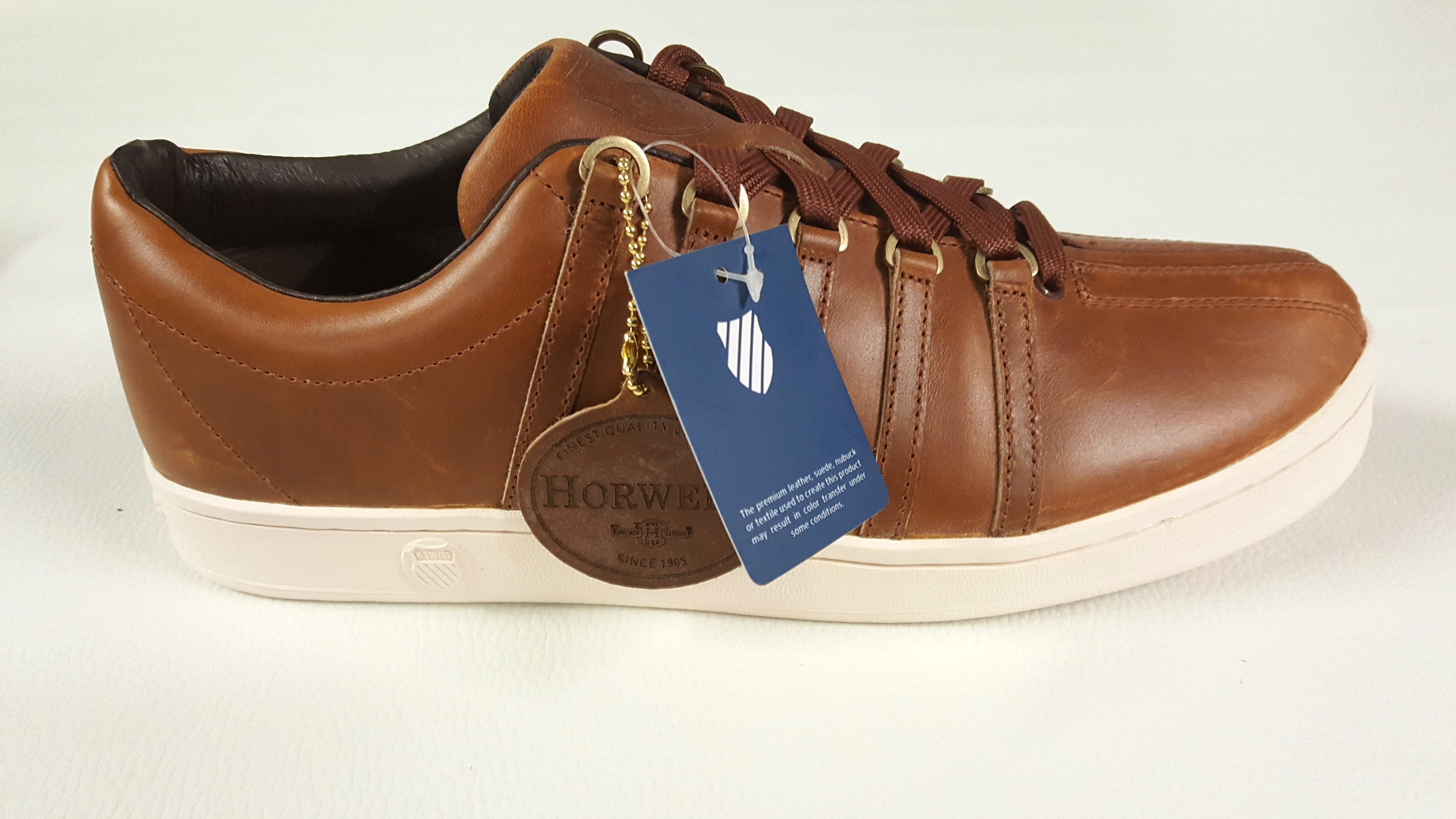 K-Swiss Racquet Club Classic 88 Horween Schuhe Echtleder Turnschuhe Sneaker aus echtem Leder