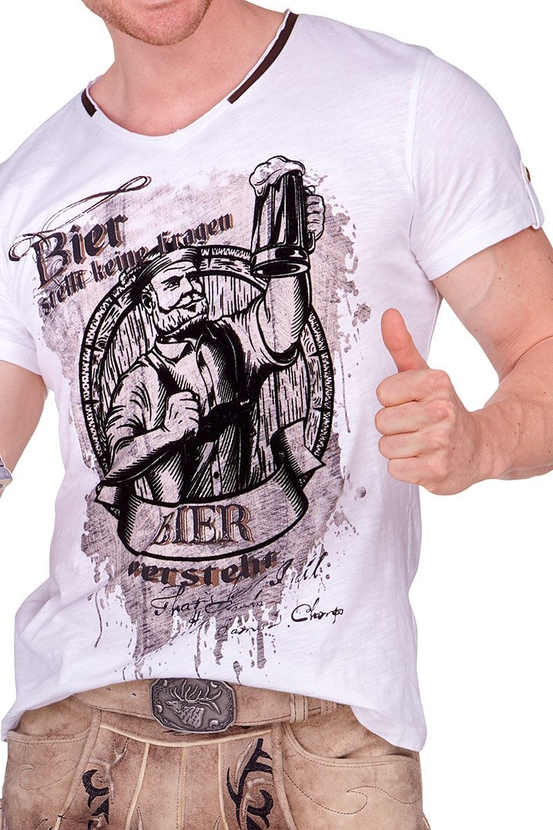 Hangowear Trachtenshirt Trachtenshirt Herren - BIER günstig online kaufen