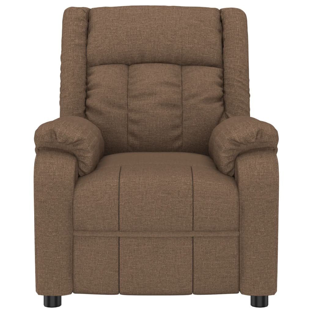 vidaXL Massagesessel Massagesessel Braun Stoff (1-St) günstig online kaufen