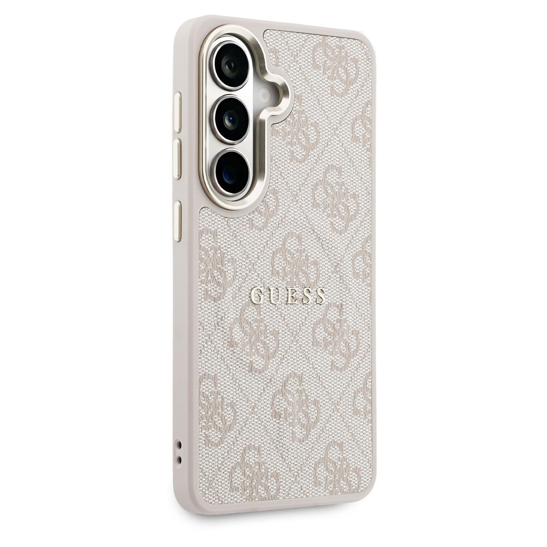Guess Backcover Guess 4G Leather Back Cover mit MagSafe Samsung Galaxy S26 - Gold Edge – Bild 3 von 4