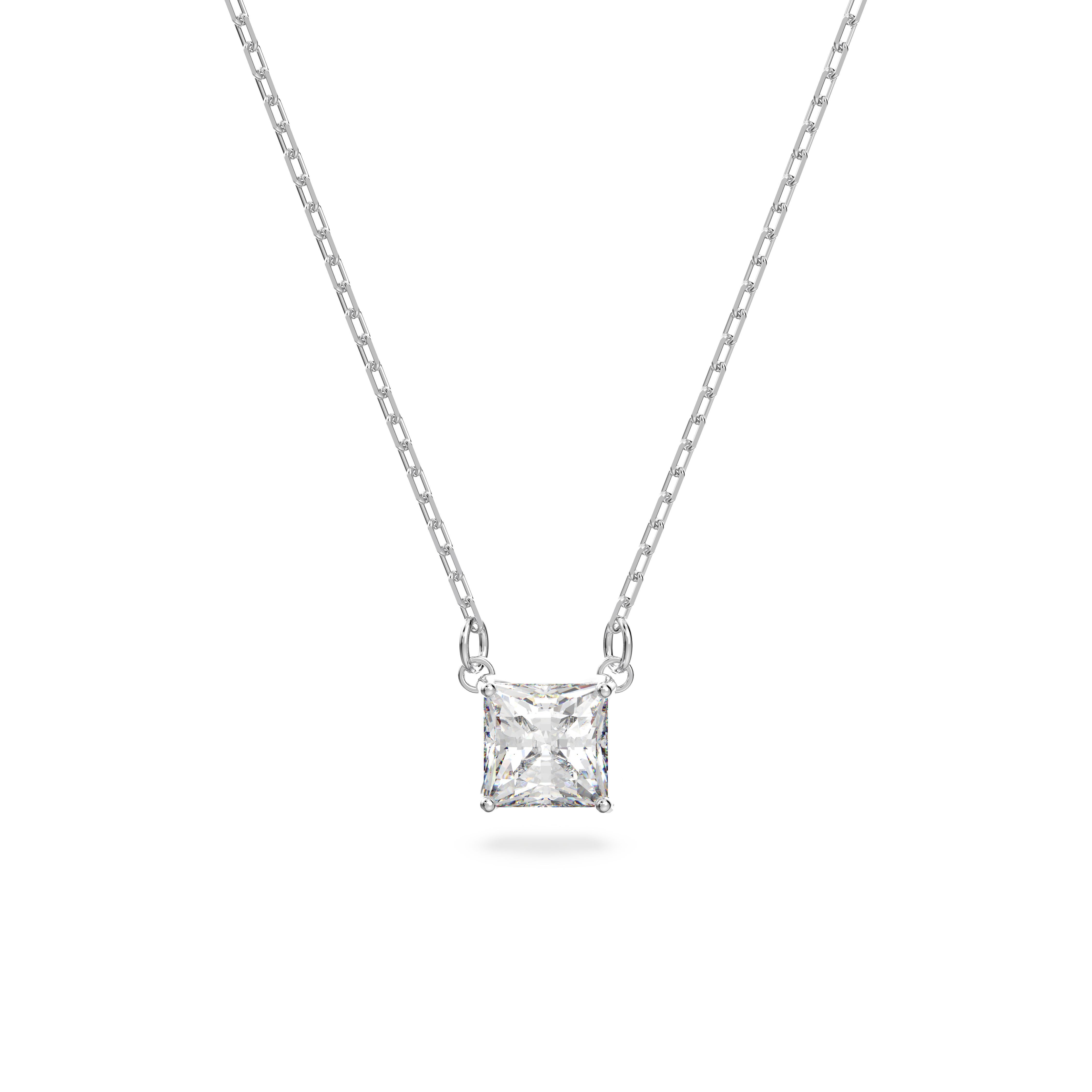 Swarovski Goldkette weiß...