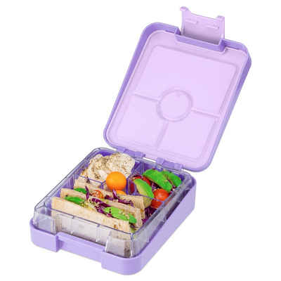 Navaris Lunchbox Bento Box Lunch Box Brotdose Vesperbox - auslaufsicher mit variablen, Kunststoff, (1-tlg)