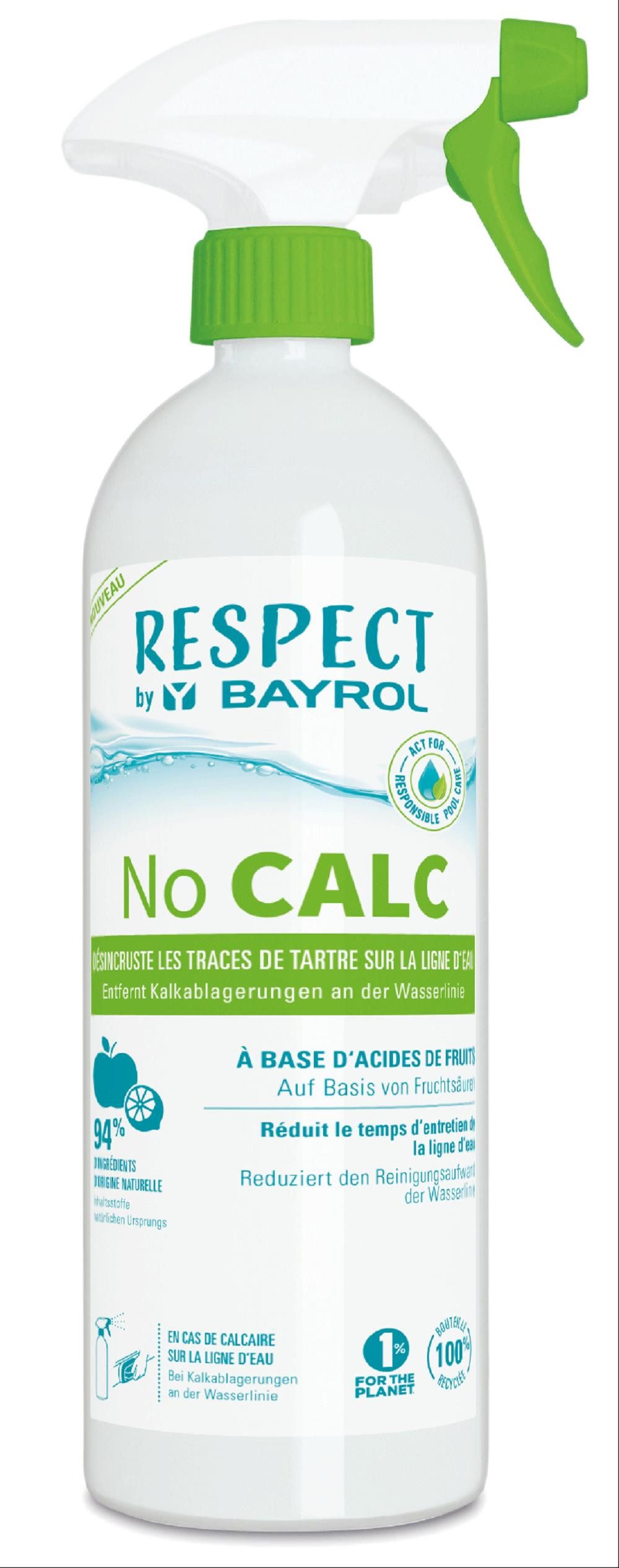 Bayrol Poolpflege Respect by Bayrol No Calc zur mühelosen Entfernung von Kalkablagerunge